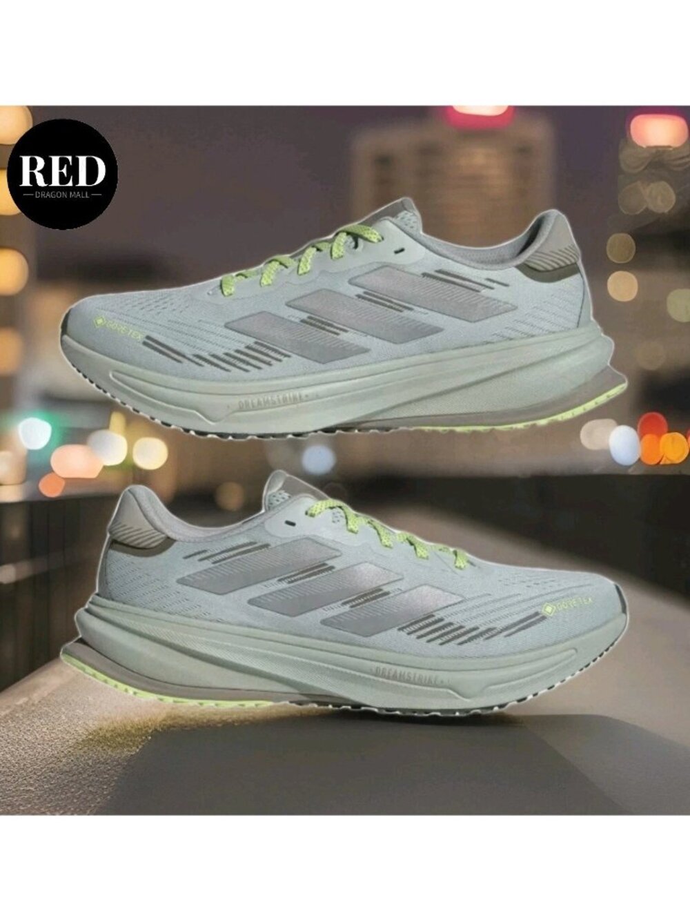 Adidas Supernova Rise Gtx Running Green Sneakers Shoes JQ5485 - Men's Size 10